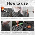 SINGARO 9PC Heavy Duty Tire Repair Kit
