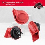 KEMIMOTO Universal UTV ATV Loud Horn Kit