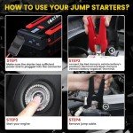 Scatach 002 4000A Portable Jump Starter Pack