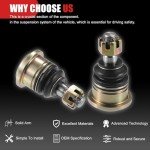 ACROPIX M12x1.25 Left Right Ball Joint Kit Fit for 50cc 70cc 90cc 110cc 125cc 200cc 250cc Quad Dirt Bike ATV Go Kart - Pack of 8