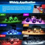 RGB Rock Light Pods for ATVs and UTVs