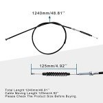 GOOFIT 48.81" Clutch Cable for ATVs and Dirt Bikes