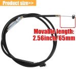 Adjustable 50" Black Clutch Cable for ATVs & Bikes