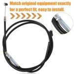 Adjustable 50" Black Clutch Cable for ATVs & Bikes
