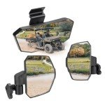 KEMIMOTO 360 Adjustable Rear and Side Mirrors