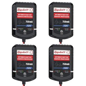 4-Pack Smart 12V Battery Charger Maintainers