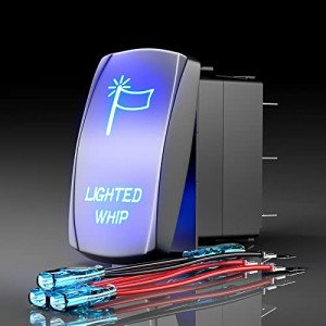 Lighted Rocker Switch with Jumper Wires for ATV