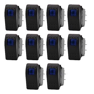 Anxingo 10 Pcs LED Rocker Switches for ATV