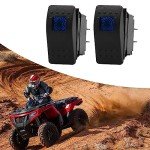 Anxingo 10 Pcs LED Rocker Switches for ATV