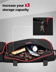 KEMIMOTO X3 Door Bags with Cup Holder - Red