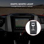 KEMIMOTO 7Pin UTV Winch Rocker Switch with LED