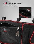 KEMIMOTO X3 Door Bags with Cup Holder - Red