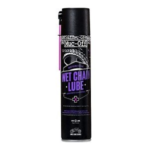 Muc Off Wet Motorcycle Chain Lube Spray, 400ml