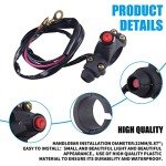 22mm Handlebar Tether Kill Switch for ATVs