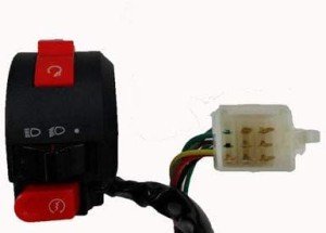 Coolster ATV Handlebar Kill Switch with 7 Wires