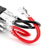 5Pin Laser Lighted Whip Switch - Blue 12V