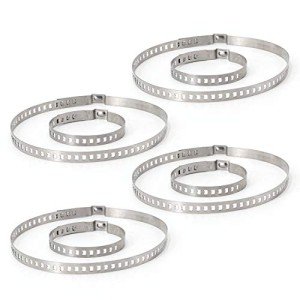 UTSAUTO 8PCS Adjustable CV Joint Boot Clamps