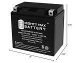 Mighty Max YTX14-BS Battery for Honda FourTrax
