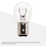 GOOFIT S-25 BAY15D 12V Brake Bulbs for ATVs