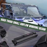 HAKA TOUGH Vented Windshield for Yamaha YXZ 1000