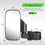 Adjustable UTV Side Mirrors for Roll Bar Cages