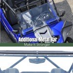 HAKA TOUGH Vented Windshield for Yamaha YXZ 1000