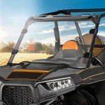 KEMIMOTO Scratch Resistant Front Windshield for Polaris RZR