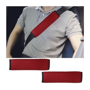 2Pcs Breathable Seat Belt Covers for Comfort