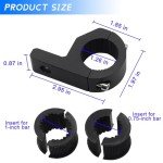 LED Light Bar Clamp Mounting Kit for Vehicles