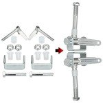 Go Kart Steering Spindle Bracket Kit - 5/8" Axle