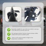 2PCS Adjustable Quick Release Roof Rack Clamps