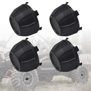 KEMIMOTO Black Wheel Hub Caps for Kawasaki Teryx