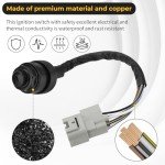 M MATI 6-Wire Ignition Key Switch for Kawasaki