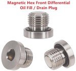 Stainless Steel Magnetic Hex Oil Fill/Drain Plugs
