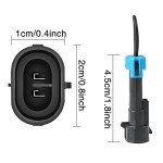 PLUSUTV 2PCS for Polaris Ranger Seat Belt Bypass for UTV Seat Belt Bypass Harness Override Seat Bypass for Polaris RZR Ranger 570-1000 XP Bypass Connector Plug Accessories Black