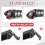 Universal LED Light Bar Mounting Bracket Kit