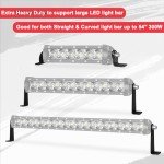 Universal LED Light Bar Mounting Bracket Kit