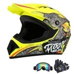 Senhill Off-Road Helmet with Gloves and Goggles