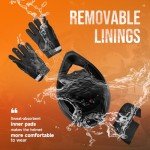 OUMURS Dual Sport Full Face ATV Helmet Set