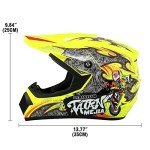 Senhill Off-Road Helmet with Gloves and Goggles