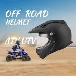 OUMURS Dual Sport Full Face ATV Helmet Set