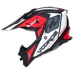 VCOROS Adult Motocross and ATV Helmet - Black Red