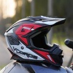 VCOROS Adult Motocross and ATV Helmet - Black Red