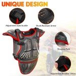 Kids' Dirt Bike Vest with Knee and Elbow Protectors