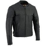 Milwaukee Leather Men's Black Motorcycle Jacket - X-Large