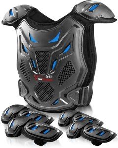 StarknightMT Kids Motorcycle Armor Suit - Blue