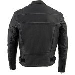 Milwaukee Leather Men's Black Motorcycle Jacket - X-Large