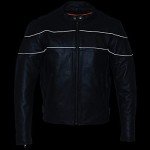 Milwaukee Leather Men's Black Motorcycle Jacket - X-Large