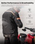 Men's Dual Sport Motorcycle Jacket with Armor