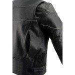 Milwaukee Leather Men's Black Motorcycle Jacket - X-Large